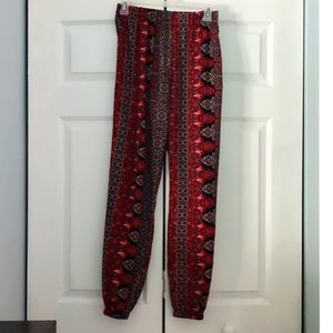 Joggers, paisley print, small